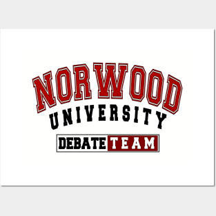 Norwood University Debate Team Posters and Art